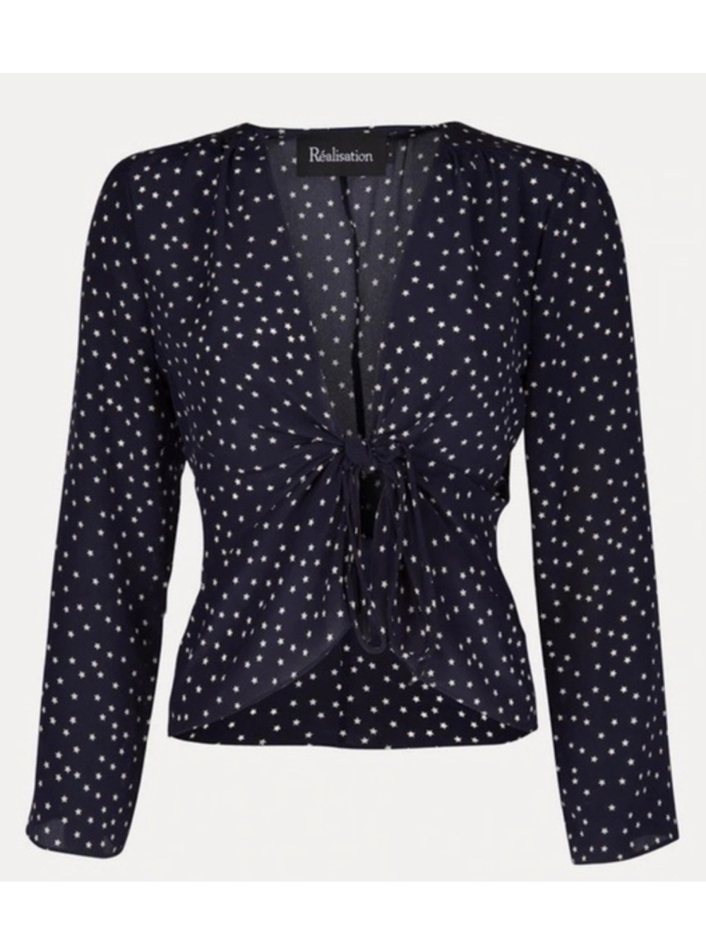 Realisation Par Blue Star Tie Blouse (Bianca Top)